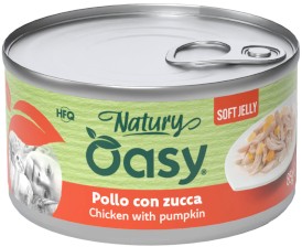 OASY Cat Natury Soft Jelly Kurczak Dynia w galaretce Puszka 85g - Zdjęcie główne