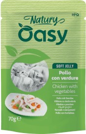 OASY Cat Natury Soft Jelly Kurczak z Warzywami Saszetka 70g - Zdjęcie główne