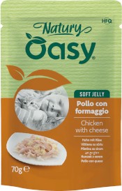 OASY Cat Natury Soft Jelly Kurczak z Serem w galaretce Saszetka 70g - Zdjęcie główne