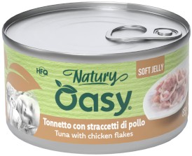 OASY Cat Natury Soft Jelly Tuńczyk Kurczak w galaretce Puszka 85g - Zdjęcie główne