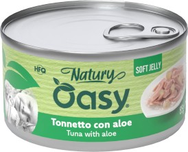 OASY Cat Natury Soft Jelly Tuńczyk Aloes w galaretce Puszka 85g - Zdjęcie główne