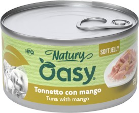 OASY Cat Natury Soft Jelly Tuńczyk Mango w galaretce Puszka 85g - Zdjęcie główne
