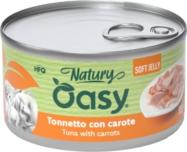 OASY Cat Natury Soft Jelly Tuńczyk Marchew w galaretce Puszka 85g - Zdjęcie główne
