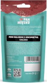 PAN MIĘSKO Mini Paluszki Kaczka z Kocimiętką 50g - Zdjęcie nr 2