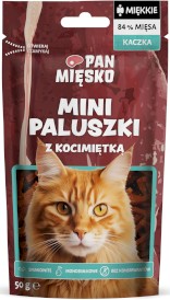 PAN MIĘSKO Mini Paluszki Kaczka z Kocimiętką 50g - Zdjęcie główne
