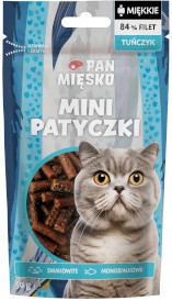 PAN MIĘSKO Mini Patyczki Tuńczyk dla kota 50g - Zdjęcie główne