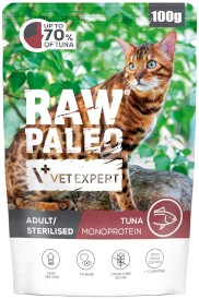 Vet Expert RAW PALEO Sterilised Tuńczyk dla sterylizowanych 100g - Zdjęcie główne