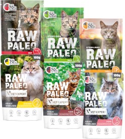 Vet Expert RAW PALEO Sterilised MIX SMAKÓW 12x100g - Zdjęcie nr 2