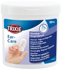 TRIXIE Ear Care Nakładki na palce do czyszczenia uszu 50szt - Zdjęcie główne