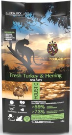 AMBROSIA Cat Senior / Adult Sterilized Light Fresh Turkey / Herring Świeży Indyk i Śledź 5kg + MYSZKI GRATIS! - Zdjęcie nr 2