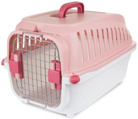 BARRY KING Transporter dla psa szary różowy 55x35x33cm - Zdjęcie główne