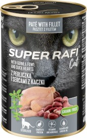 DOLINA NOTECI Super RAFI Cat Sterilised Perliczka i Serca z Kaczki 12x400g - Zdjęcie nr 2