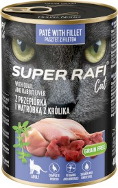 DOLINA NOTECI Super RAFI Cat Adult Przepiórka i Wątróbka z Kurczaka 12x400g - Zdjęcie nr 2