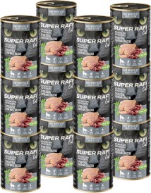 DOLINA NOTECI Super RAFI Cat Sterilised Perliczka i Serca z Kaczki 12x400g - Zdjęcie główne