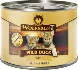WOLFSBLUT Wild Duck Puppy Kaczka i Dynia 200g - Zdjęcie główne