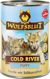 WOLFSBLUT Cold River Puppy Pstrąg i Bataty 395g - Zdjęcie główne