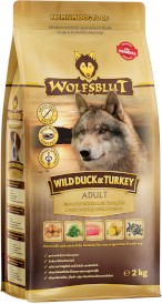 WOLFSBLUT Wild Duck Turkey Adult Kaczka Indyk i Ziemniaki 2kg - Zdjęcie główne