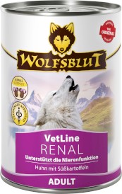 WOLFSBLUT VetLine Renal Kurczak i Bataty 395g - Zdjęcie główne