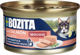 BOZITA Mousse Salmon Mus z Łososiem bez zbóż dla kota Puszka 85g - Zdjęcie główne