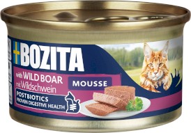 BOZITA Mousse Salmon Mus z Dzikiem bez zbóż dla kota Puszka 85g - Zdjęcie główne