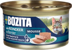 BOZITA Mousse Salmon Mus z Reniferem bez zbóż dla kota Puszka 85g - Zdjęcie główne