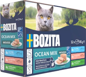 BOZITA Mousse Ocean Mix Mus bez zbóż dla kota 12x85g - Zdjęcie główne
