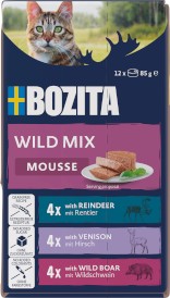 BOZITA Mousse Wild Mix Mus bez zbóż dla kota 12x85g - Zdjęcie nr 4