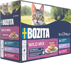 BOZITA Mousse Wild Mix Mus bez zbóż dla kota 12x85g - Zdjęcie główne
