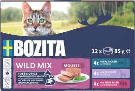 BOZITA Mousse Wild Mix Mus bez zbóż dla kota 12x85g - Zdjęcie nr 5