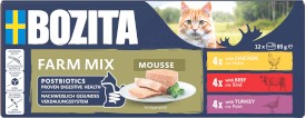 BOZITA Mousse Farm Mix Mus bez zbóż dla kota 12x85g - Zdjęcie nr 5
