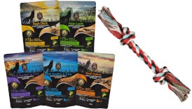 AMBROSIA Dog  Zestaw Startowy dla psa 5 x 100g + Zabawka - Zdjęcie główne