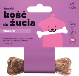 AZANKI Kość do żucia Mocarz Przysmak dla młodych psów 10cm - Zdjęcie główne