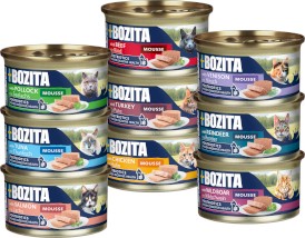 BOZITA Mousse Salmon Mus z Łososiem bez zbóż dla kota Puszka 85g - Zdjęcie nr 2