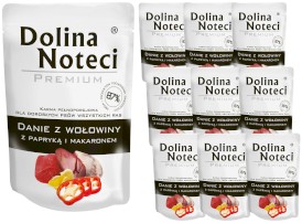 DOLINA NOTECI Danie Wołowina Papryka Makaron 10x100g - Zdjęcie główne