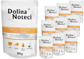 DOLINA NOTECI PREMIUM Małe Rasy Bażant Dynia Makaron 10x100g - Zdjęcie główne