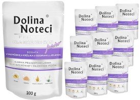 DOLINA NOTECI PREMIUM MAŁE RASY JUNIOR Królik Jeleń 10x100g - Zdjęcie główne