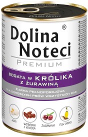 DOLINA NOTECI PREMIUM Królik z Żurawiną 24x400g - Zdjęcie nr 3
