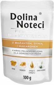 DOLINA NOTECI PREMIUM Małe Rasy Bażant Dynia Makaron 10x100g - Zdjęcie nr 2