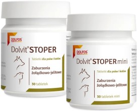DOLFOS Dolvit Stoper Mini Zaburzenia żołądkowo-jelitowe dla psów i kotów 30szt - Zdjęcie nr 2