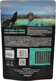 AMBROSIA Dog Puppy Mediterranean Fresh Sardine / Herring Świeże Ryby 100g ⬛⬛BLACKWEEK⬛⬛ - Zdjęcie nr 2