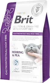 BRIT GF Veterinary Diet Gastrointestinal HIGH FIBRE Cat 2kg - Zdjęcie główne
