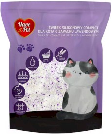 HAVE A PET Silica Gel Compact Lawenda Żwirek silikonowy 3,8l - Zdjęcie główne