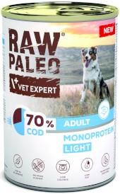 Vet Expert RAW PALEO Adult Monoprotein Light Dorsz 400g - Zdjęcie główne