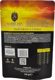 AMBROSIA Dog Adult Mini Fresh Salmon / Chicken Świeży Łosoś i Kurczak 100g ⬛⬛BLACKWEEK⬛⬛ - Zdjęcie nr 2