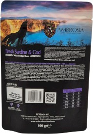 AMBROSIA Dog Senior Light Mediterranean Fresh Sardine / Cod Świeże Ryby 100g ⬛⬛BLACKWEEK⬛⬛ - Zdjęcie nr 2