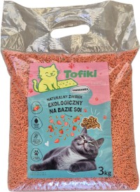 TOFIKI Żwirek sojowy zbrylający Truskawka 3kg - Zdjęcie główne