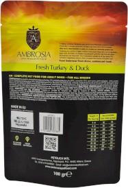 AMBROSIA Dog Adult Fresh Turkey / Duck Świeży Indyk i Kaczka 100g ⬛⬛BLACKWEEK⬛⬛ - Zdjęcie nr 2