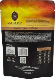AMBROSIA Dog Adult Sensitive Fresh Turkey / Rabbit Świeży Indyk i Królik 100g ⬛⬛BLACKWEEK⬛⬛ - Zdjęcie nr 2