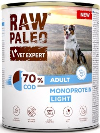 Vet Expert RAW PALEO Adult Monoprotein Light Dorsz 12x800g - Zdjęcie nr 2