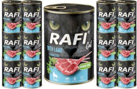 DOLINA NOTECI RAFI Cat Sterilised Jagnięcina bez zbóż 12x400g - Zdjęcie główne